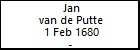 Jan van de Putte