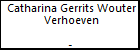 Catharina Gerrits Wouter Verhoeven