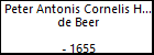 Peter Antonis Cornelis Hendrick de Beer