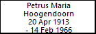 Petrus Maria Hoogendoorn