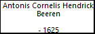 Antonis Cornelis Hendrick Beeren