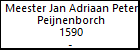 Meester Jan Adriaan Peter Peijnenborch