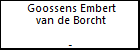 Goossens Embert van de Borcht