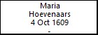 Maria Hoevenaars