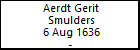 Aerdt Gerit Smulders