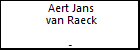 Aert Jans van Raeck