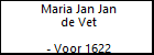 Maria Jan Jan de Vet