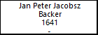 Jan Peter Jacobsz Backer