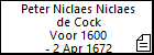 Peter Niclaes Niclaes de Cock