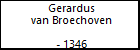 Gerardus van Broechoven