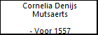 Cornelia Denijs Mutsaerts