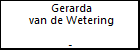Gerarda van de Wetering