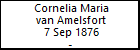 Cornelia Maria van Amelsfort