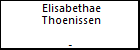 Elisabethae Thoenissen