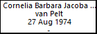 Cornelia Barbara Jacoba Johanna van Pelt