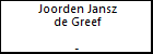 Joorden Jansz de Greef