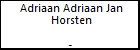 Adriaan Adriaan Jan Horsten