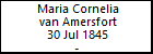 Maria Cornelia van Amersfort