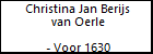 Christina Jan Berijs van Oerle