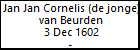 Jan Jan Cornelis (de jonge) van Beurden