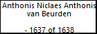 Anthonis Niclaes Anthonis van Beurden