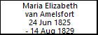 Maria Elizabeth van Amelsfort