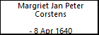 Margriet Jan Peter Corstens