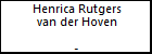 Henrica Rutgers van der Hoven