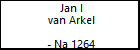 Jan I van Arkel