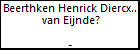 Beerthken Henrick Diercxss van Eijnde?