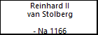 Reinhard II van Stolberg