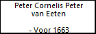 Peter Cornelis Peter van Eeten