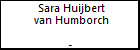 Sara Huijbert van Humborch