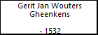 Gerit Jan Wouters Gheenkens