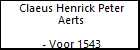 Claeus Henrick Peter Aerts