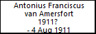 Antonius Franciscus van Amersfort