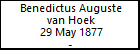 Benedictus Auguste van Hoek