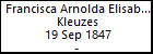 Francisca Arnolda Elisabeth Kleuzes