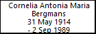 Cornelia Antonia Maria Bergmans