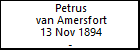 Petrus van Amersfort