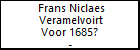 Frans Niclaes Veramelvoirt