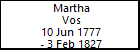 Martha Vos