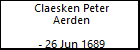 Claesken Peter Aerden