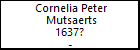 Cornelia Peter Mutsaerts
