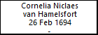 Cornelia Niclaes van Hamelsfort