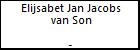 Elijsabet Jan Jacobs van Son