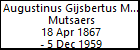 Augustinus Gijsbertus Maria Mutsaers