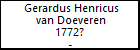 Gerardus Henricus van Doeveren