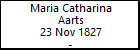 Maria Catharina Aarts