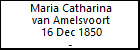 Maria Catharina van Amelsvoort